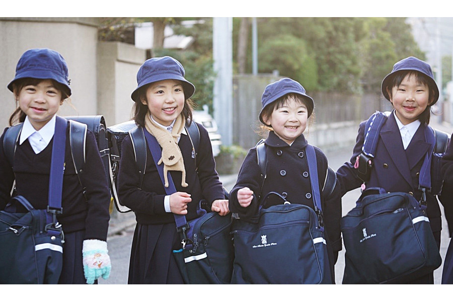 小学校　受験　ネイビー　組曲　アンサンブル　ファミリア　好きな方も familiar☆ ネイビー アンサンブル☆115cm☆お受験☆幼児教室